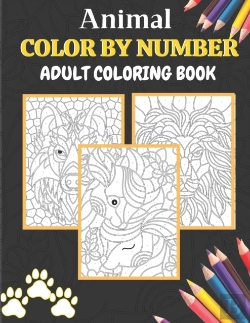Bertrand.pt - Animal Color By Number Adult Coloring Book