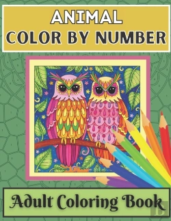 Bertrand.pt - Animal Color By Number Adult Coloring Book