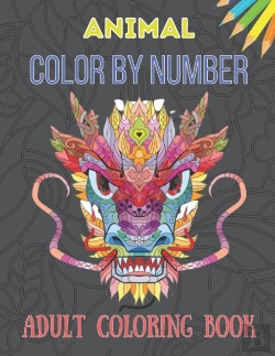 Bertrand.pt - Animal Color By Number Adult Coloring Book