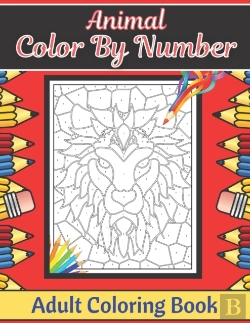 Bertrand.pt - Animal Color By Number Adult Coloring Book