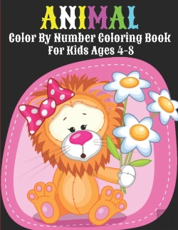 Bertrand.pt - Animal Color By Number Coloring Book For Kids Ages 4-8