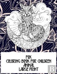 Animal Coloring Book For Children - Large Print - Fox