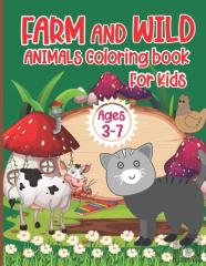 Animal Coloring Book For Kids Ages 3-7