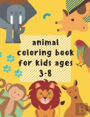 Animal Coloring Book For Kids Ages 3-8