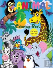 Animal Coloring Book For Kids Ages 4-8