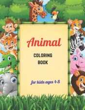 Animal Coloring Book For Kids Ages 4-8