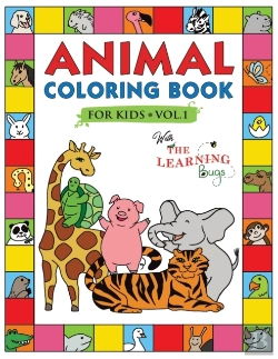 Bertrand.pt - Animal Coloring Book For Kids With The Learning Bugs Vol.1
