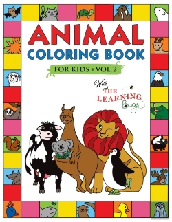 Bertrand.pt - Animal Coloring Book For Kids With The Learning Bugs Vol.2