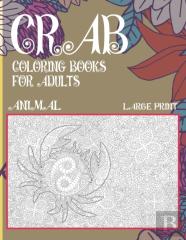 Animal Coloring Books For Adults Large Print - Crab