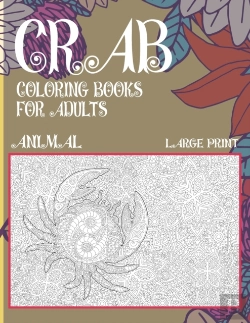 Bertrand.pt - Animal Coloring Books For Adults Large Print - Crab