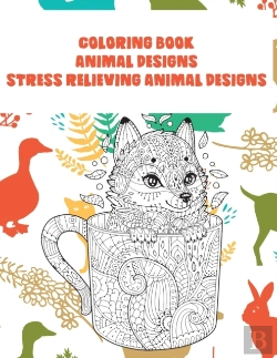 Bertrand.pt - Animal Designs Coloring Book - Stress Relieving Animal Designs - Elephants