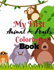 Animal & Fruit Coloring Book