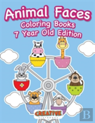 Animal Faces Coloring Books 7 Year Old Edition