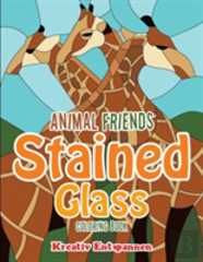 Animal Friends Stained Glass Coloring Book
