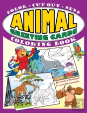 Animal Greeting Cards Coloring Book