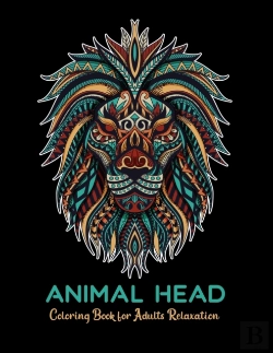 Bertrand.pt - Animal Head Coloring Book For Adults Relaxation