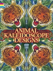 Animal Kaleidoscope Designs Coloring Book