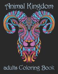 Animal Kingdom Adults Coloring Book