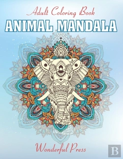 Bertrand.pt - Animal Mandala  Coloring Book For Adult