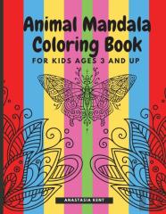 Animal Mandala Coloring Book For Kids Ages 3 And Up