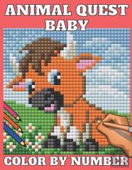 Animal Quest Baby Color By Number