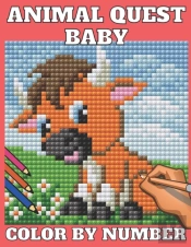 Animal Quest Baby Color By Number