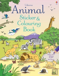 Bertrand.pt - Animal Sticker And Colouring Book