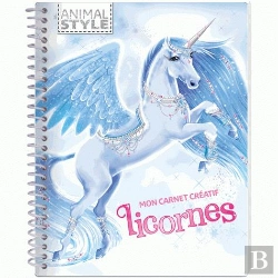 Bertrand.pt - Animal Style - Mini Carnet Creatif - Licornes