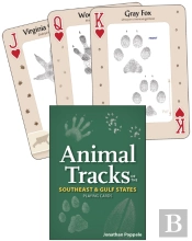 Animal Tracks Of The Southeast & Gulf States Playing Cards