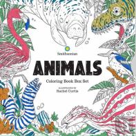 Animals: A Smithsonian Coloring Book Box Set