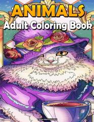 Animals Adult Coloring Book