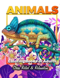 Bertrand.pt - Animals Adult Coloring Book