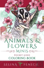 Animals And Flowers Minis - Pocket Sized Coloring Book