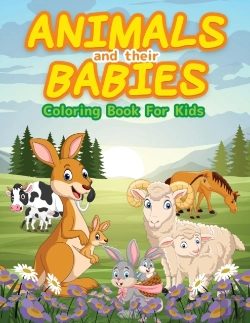 Bertrand.pt - Animals And Their Babies Coloring Book For Kids