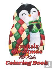 Animals Christmas Coloring Book For Kids