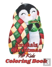 Animals Christmas Coloring Book For Kids