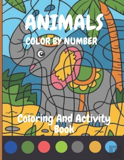 Bertrand.pt - Animals Color By Number Coloring And Activity Book