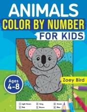 Animals Color By Number For Kids