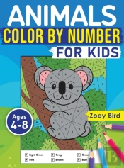 Animals Color By Number For Kids: Colori