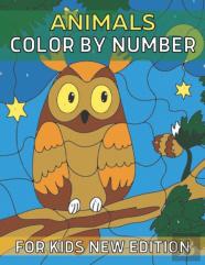 Animals Color By Number For Kids New Edition