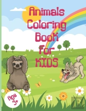 Animals Coloring Book, 3-11 Years School Kids Coloring Book 35 Animal Drawings, Forest And Farm Animals Drawing For Coloring Practice