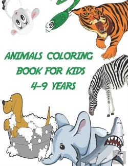 Bertrand.pt - Animals Coloring Book For Kids 4-9 Years