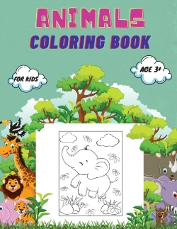 Bertrand.pt - Animals Coloring Book For Kids Age 3+