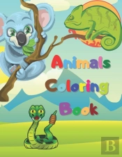 Animals Coloring Book For Kids Aged 4-8