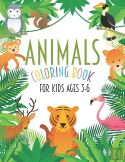 Bertrand.pt - Animals Coloring Book For Kids Ages 3-6