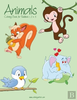 Bertrand.pt - Animals Coloring Book For Toddlers 1, 2