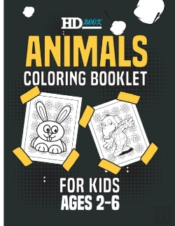Bertrand.pt - Animals Coloring Booklet For Kids Ages 2-6
