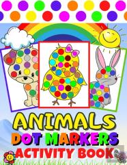 Animals Dot Markers Activity Book
