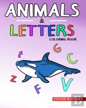 Animals & Letters Coloring Book