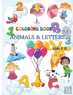 Bertrand.pt - Animals & Letters.  Coloring Book ''Kids 4-8''